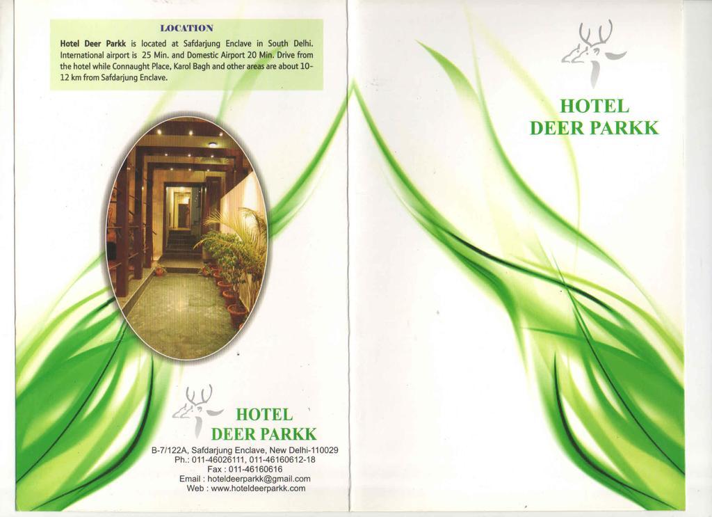 Hotel Deer Parkk Нью-Дели Экстерьер фото